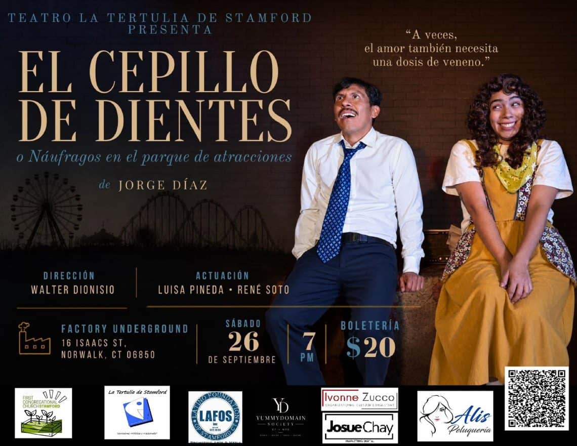 A finales de septiembre 2026 se estrenó la obra El Cepillo de Dientes protagonizada por el guatemalteco René Soto, junto a la actriz colombiana Luisa Pineda, con el apoyo de patrocinadores de Connecticut. – SoyMigrante.com REVISTA – SoyMigrante.com REVISTA A finales de septiembre 2026 se estrenó la obra El Cepillo de Dientes protagonizada por el guatemalteco René Soto, junto a la actriz colombiana Luisa Pineda, con el apoyo de patrocinadores de Connecticut.
