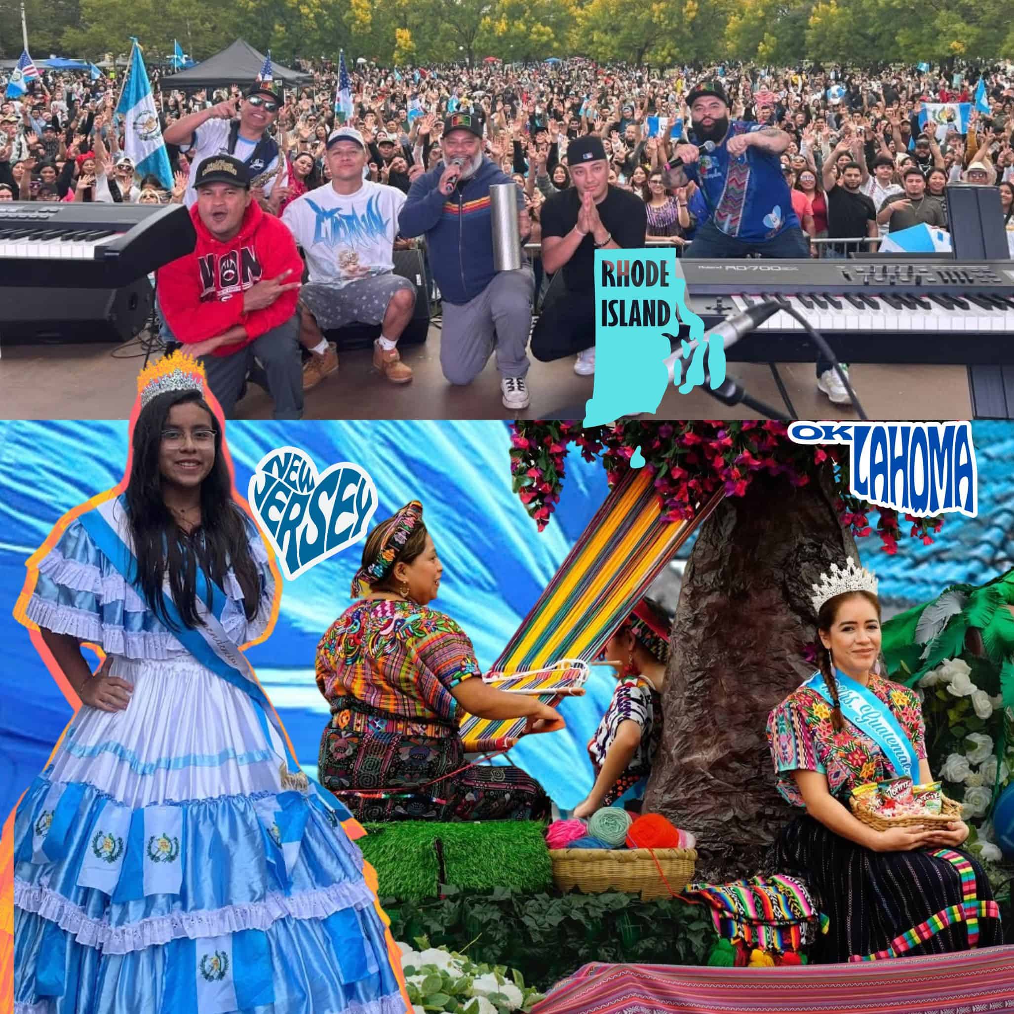 Guatemala brilla, sonríe y baila en tres grandes festejos: Oklahoma, Rhode Island y New Jersey