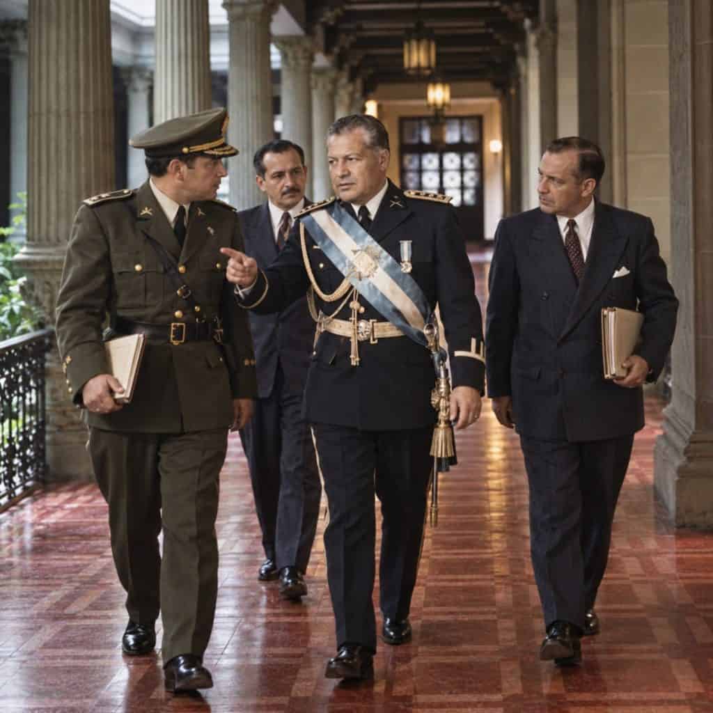 La primera acción del coronel Guillermo Flores Avendaño como presidente fue pedir al Congreso declarar la nulidad de las elecciones del 20 de octubre, contra las cuales protestaron seguidores del general Ydígoras, quien quedó en segundo lugar. En los nuevos comicios de enero 1958, ganó Ydígoras por mayoría relativa y fue ratificado en el Congreso. Nadie protestó.