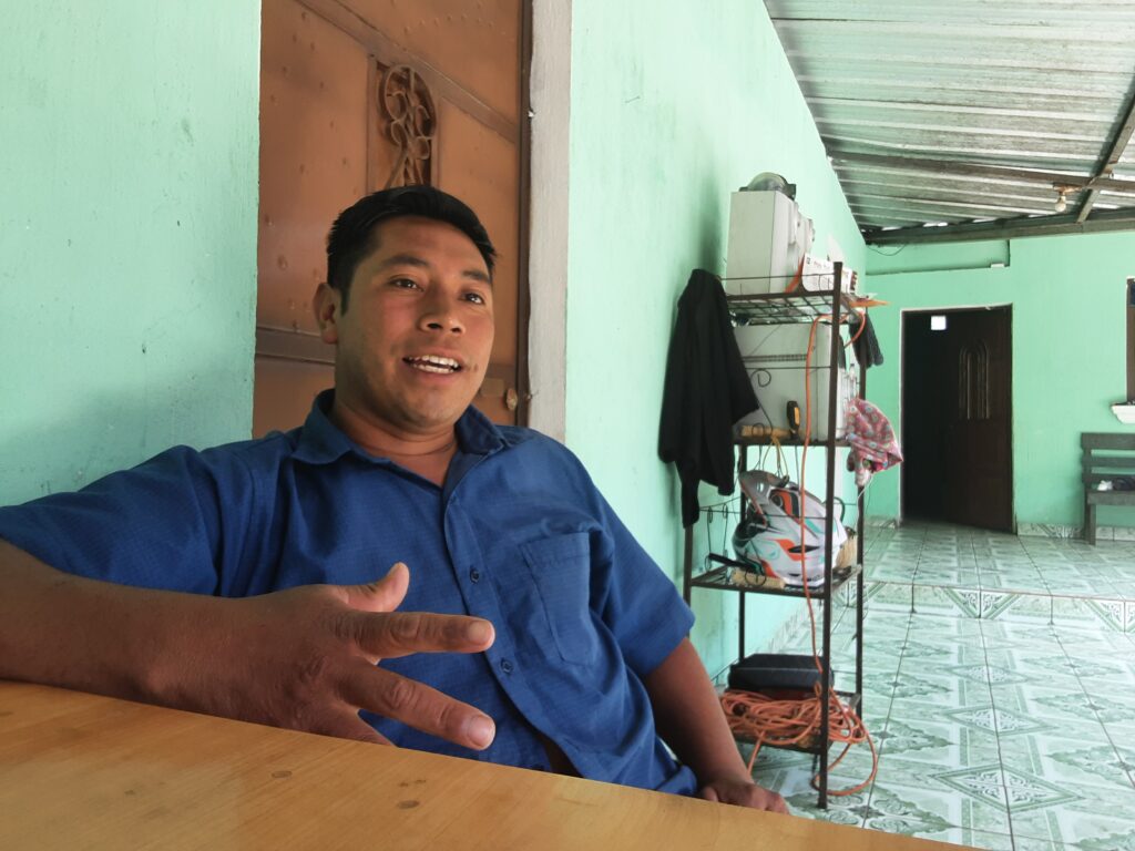 Santos Ramírez, migrante guatemalteco que volvió a su natal San Juan Comalapa, Chimaltenango