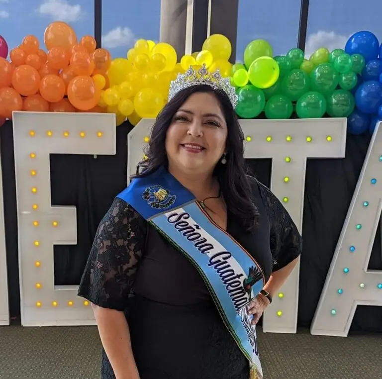 Saidy fue electa como señora Guatemala en Oklahoma cargo que obtuvo por su proyección social con la comunidad