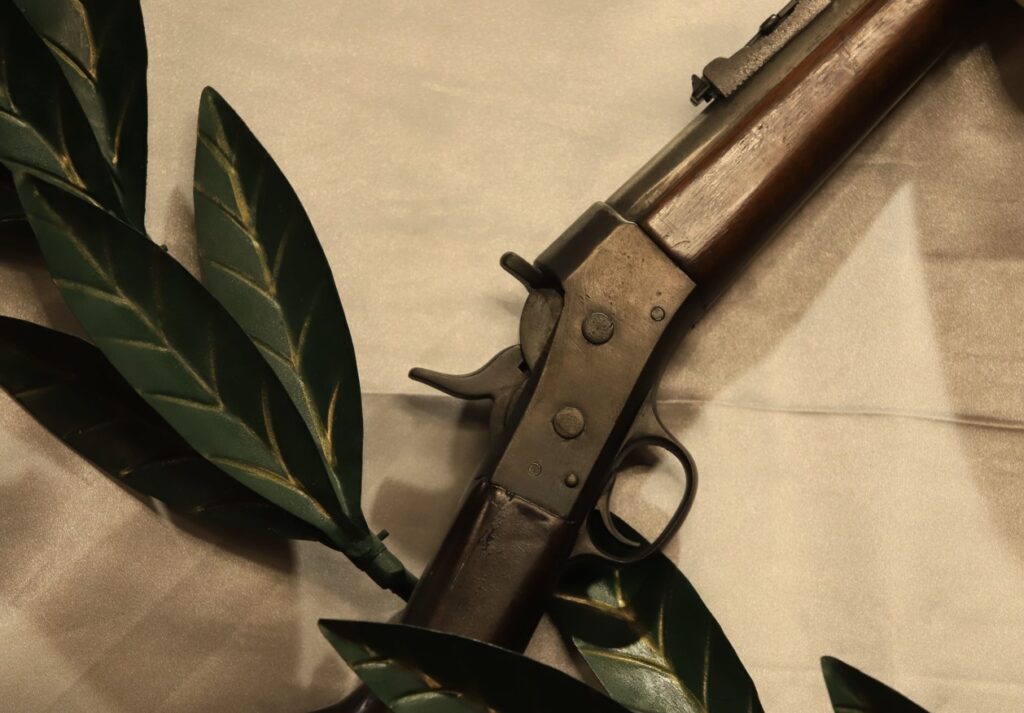 Los rifles Rémington datan de 1871 y fueron utilizados en la Revolución Liberal (Foto cortesía Ministerio de Cultura y Deportes)