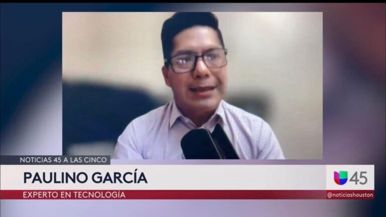 Paulino Garcia habla sobre la protección de identidad en noticias Univision Houston