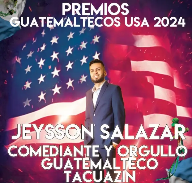 Por su ingenio, popularidad y también don de servicio, Jeysson Salazar fue galardonado en los Premios Guatemaltecos Usa 2024, auspiciados por el migrante Juan Valdez. – SoyMigrante.com – SoyMigrante.com