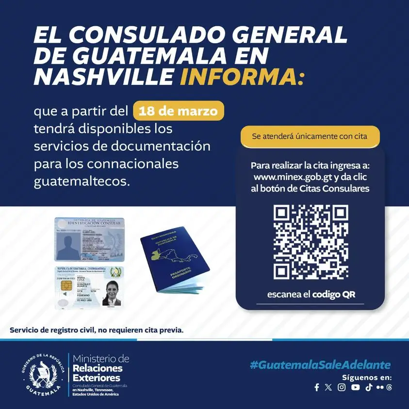 Consulado de Guatemala en Nashville – SoyMigrante.com – SoyMigrante.com