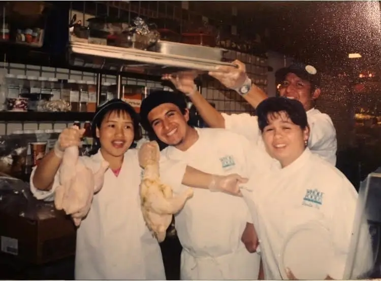 Willy Barreno se enfocó en llegar a ser un chef en un restaurante de Nuevo México que ofrecía comida típica de varios países latinoamericanos. Fue su mayor escuela. Fotografía de esta época, a inicios de la década 2000.