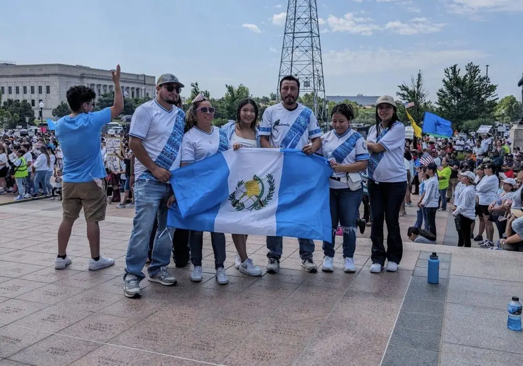 Migrantes guatemaltecos radicados en Oklahoma participaron con entusiasmo y esperanza (Fotografía – SoyMigrante.com – SoyMigrante.com