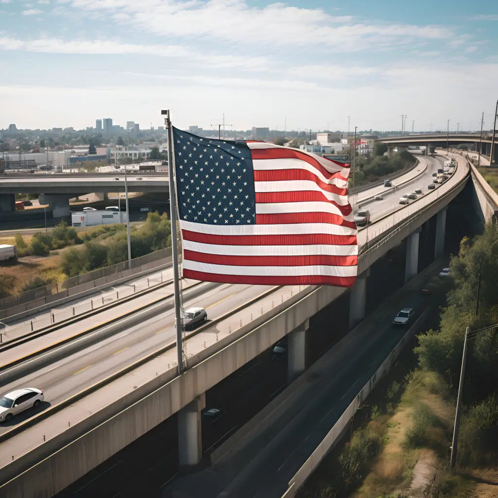 Carreteras americanas. de Los Ángeles California, EEUU. Foto: Freepik – SoyMigrante.com – SoyMigrante.com